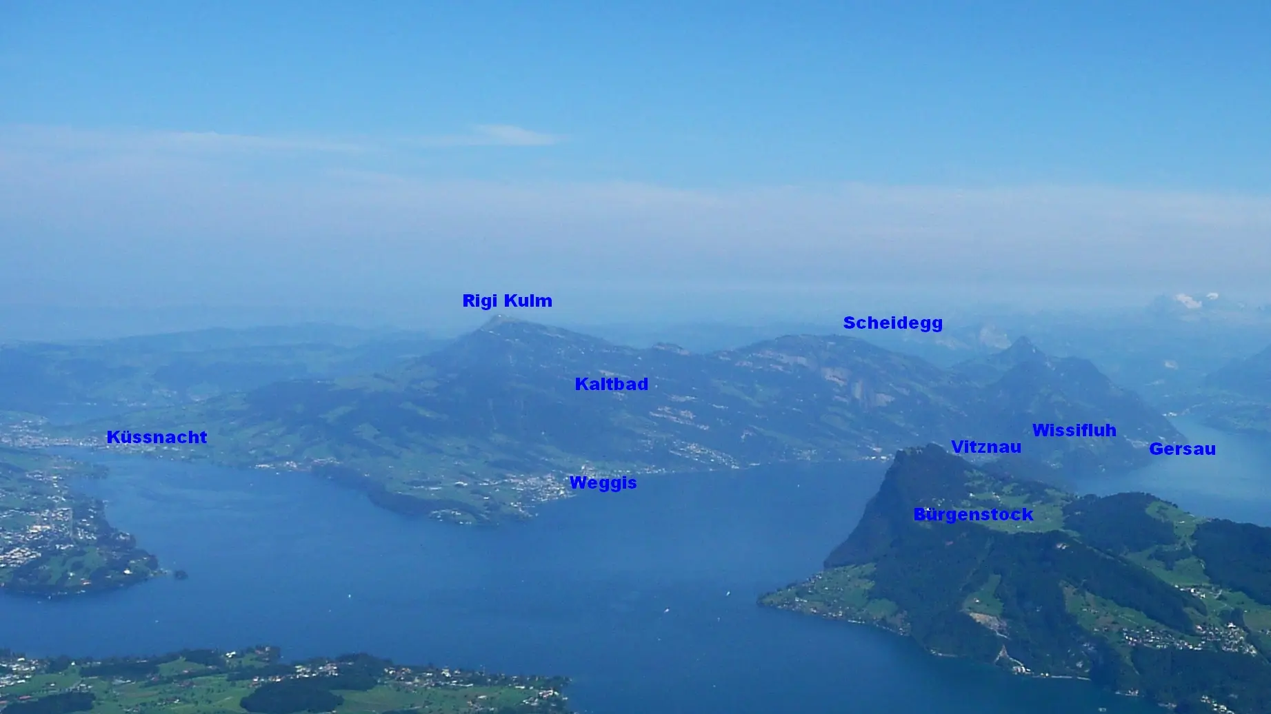 Vierwaldstättersee Lake Lucerne Rigi