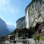Jungfrau region. 3. Breathtaking Lauterbrunnen valley waterfalls and Mürren