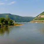 Castles on the Middle Rhine on the map. 1. From Rüdesheim to Bacharach